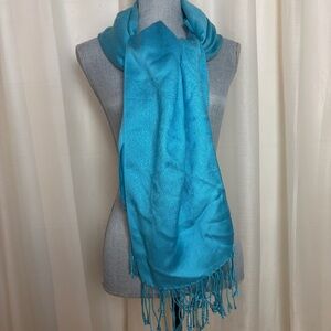 Pashmina bright Blue Scarf